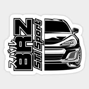 BRZ STI (Black Print) Sticker